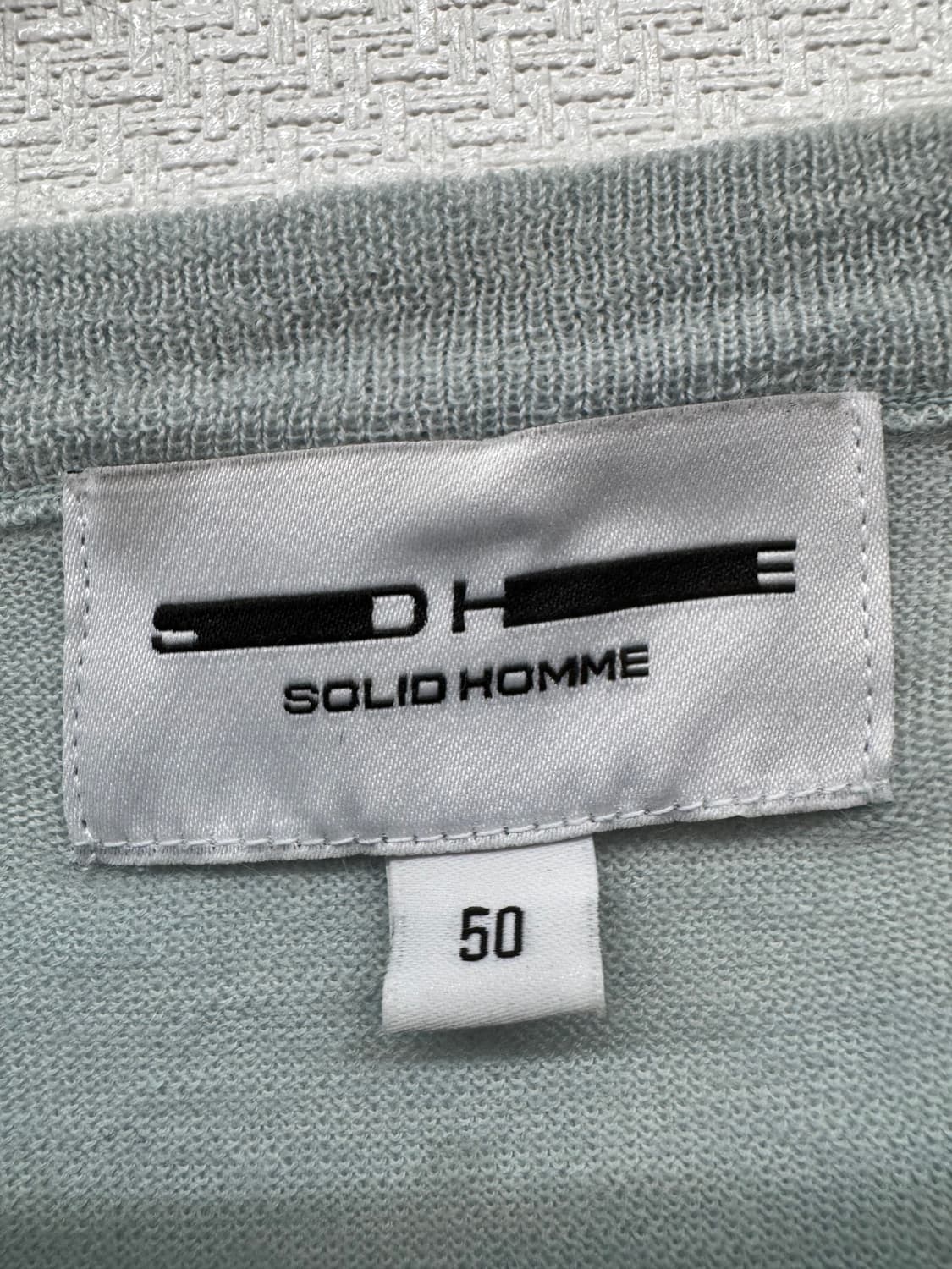 솔리드옴므 캐시미어100% 니트50(L) 상품이미지5