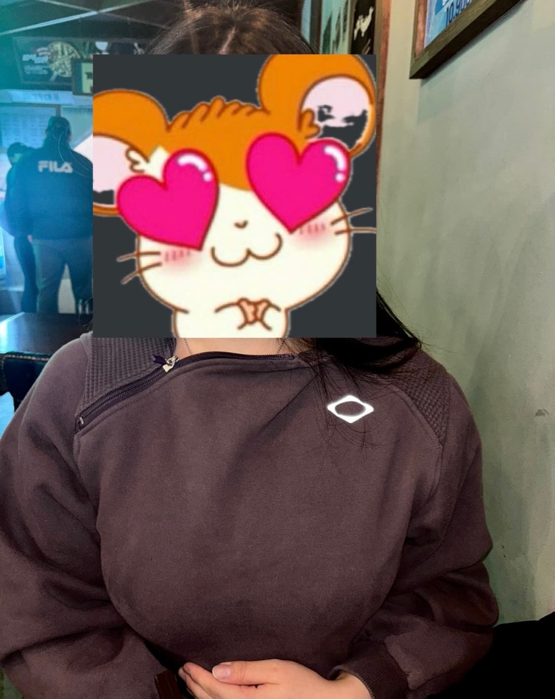 미스치프 사이드 집업 크롭 후드티 상품이미지3