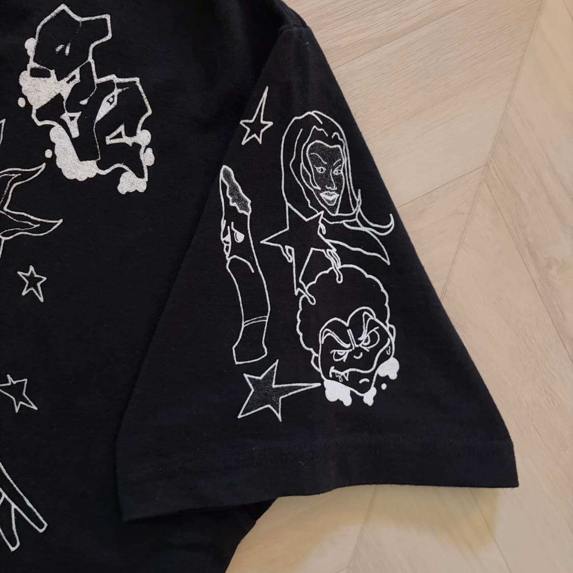 Supreme down town t shirt black 상품이미지5