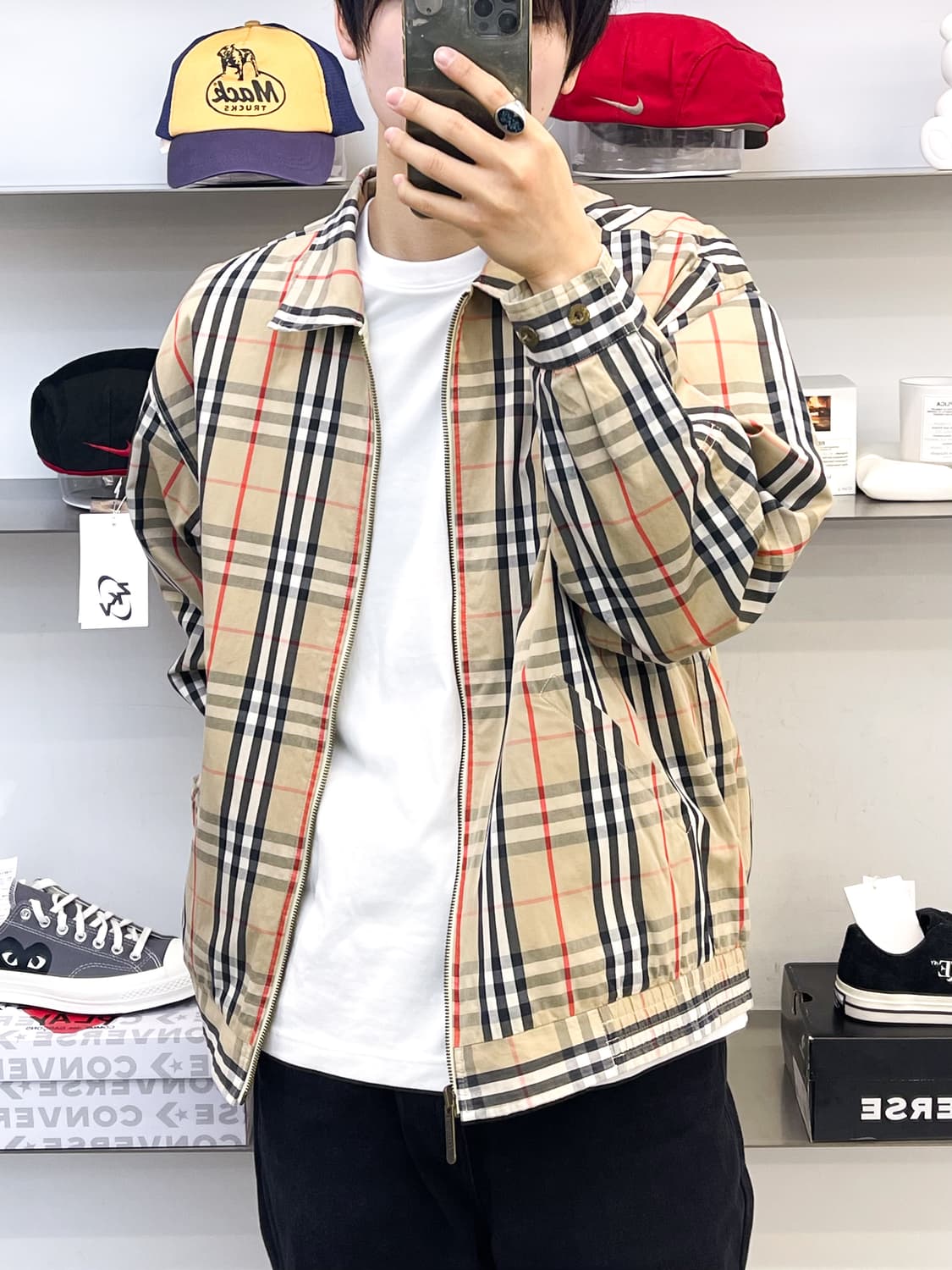 버버리 90s 리버시블 노바 체크 자켓 상품이미지4