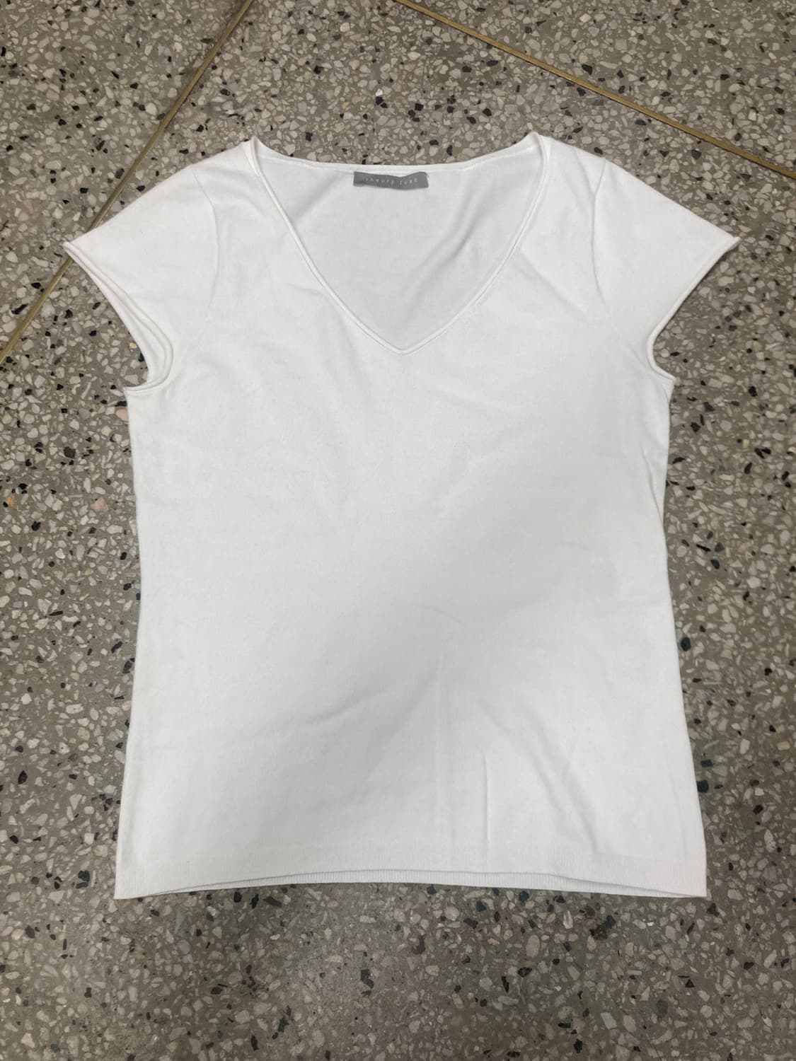 theory luxe 흰 나시티 상품이미지2