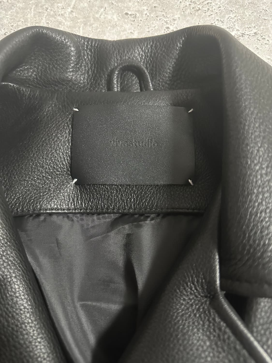 비바스튜디오 클래식 라이더 가죽 자켓 L (새상품급) 상품이미지3