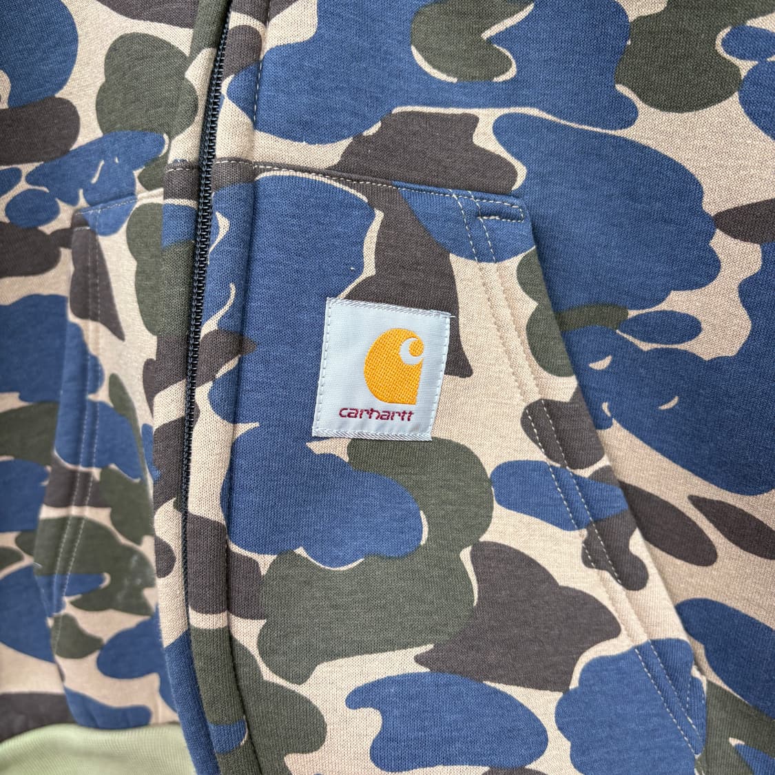Carhartt 칼하트 카모 후드집업 상품이미지4