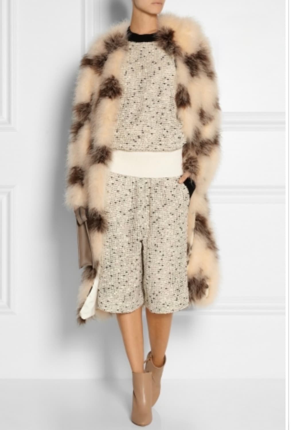 끌로에 퍼 코트 상품이미지1