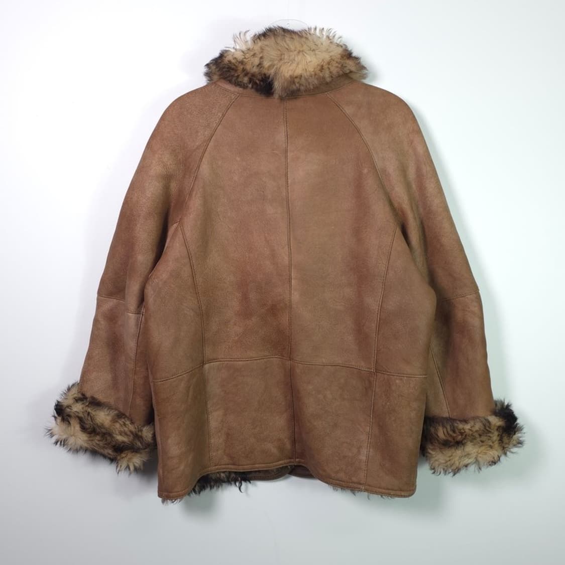 MOST 퍼카라 양모 무스탕코트 XL 상품이미지5