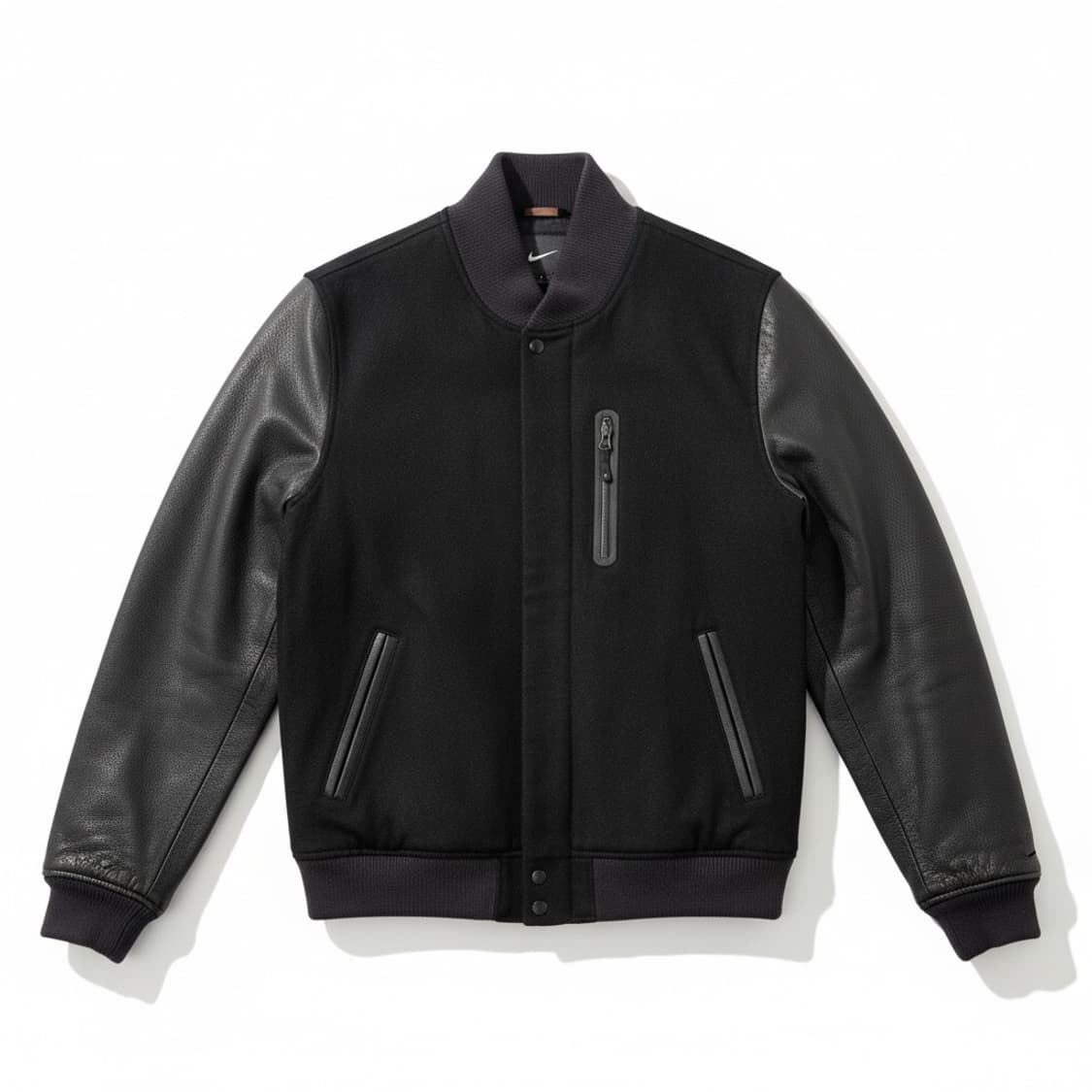 Nike leather varsity jacket XL 상품이미지1