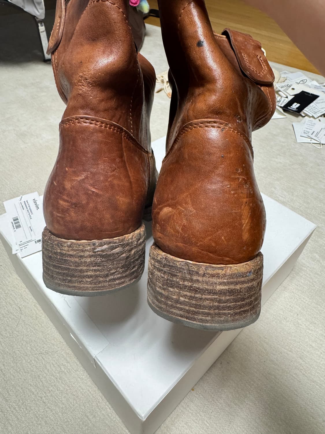 (Us10) 비즈빔 25ss 와바나키 부츠 브라운 상품이미지2