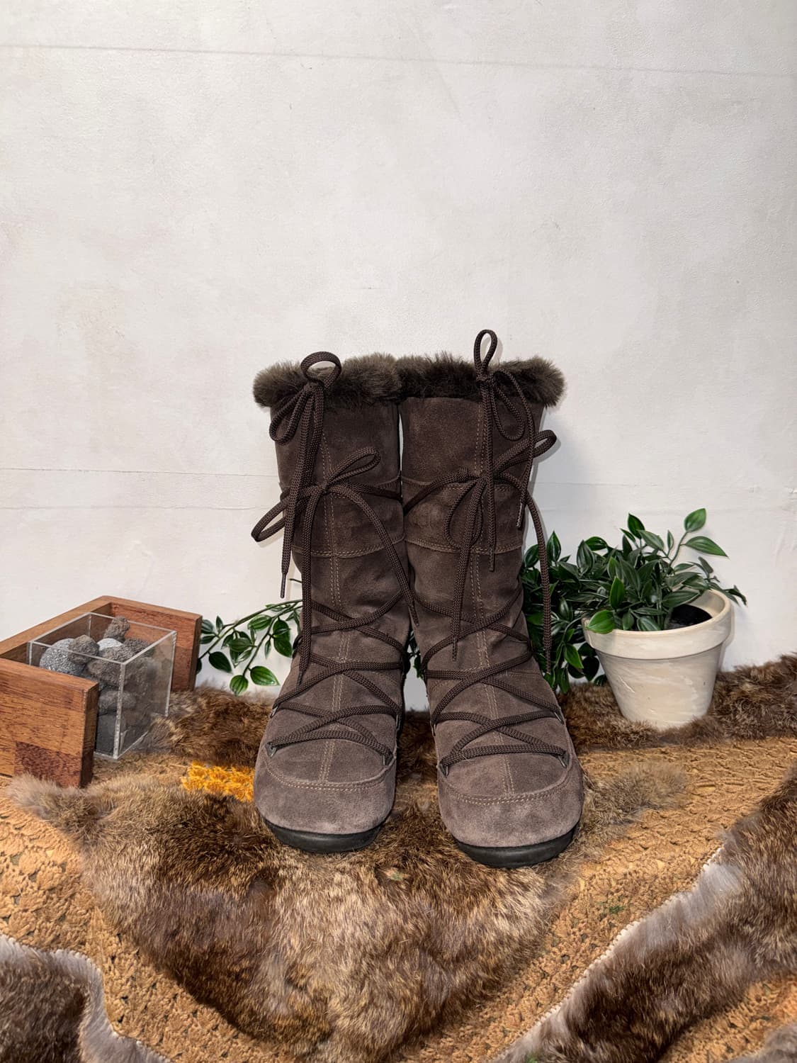Tecnica MOONBOOT laceup suede brown 상품이미지2
