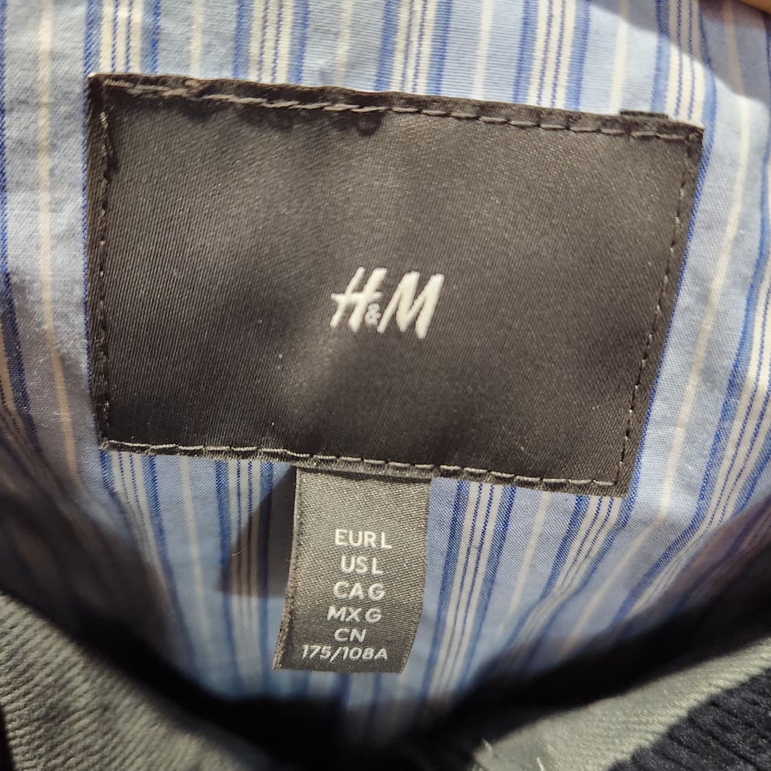 H&M 코듀로이 카라 워크 자켓 (L) 상품이미지2