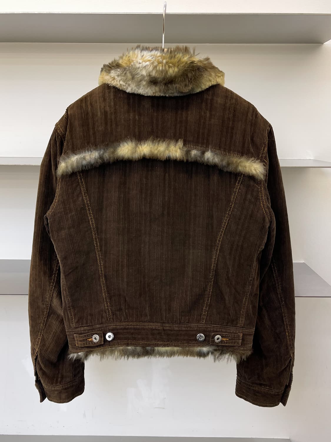 돌체앤가바나 01aw 아카이브 코듀로이 퍼 자켓 상품이미지4