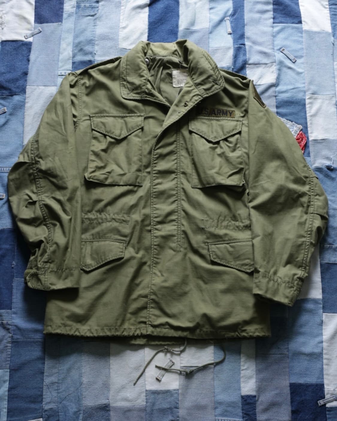 70s 오리지널 M65 필드자켓 (2rd Type) (Small-Long 상품이미지1
