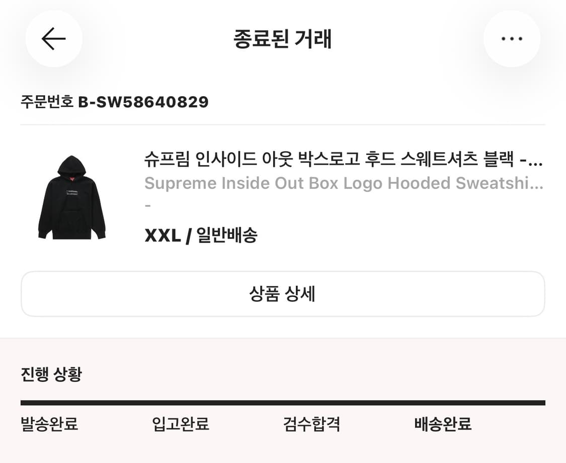 슈프림 인사이드 아웃 박스로고 후드 상품이미지2