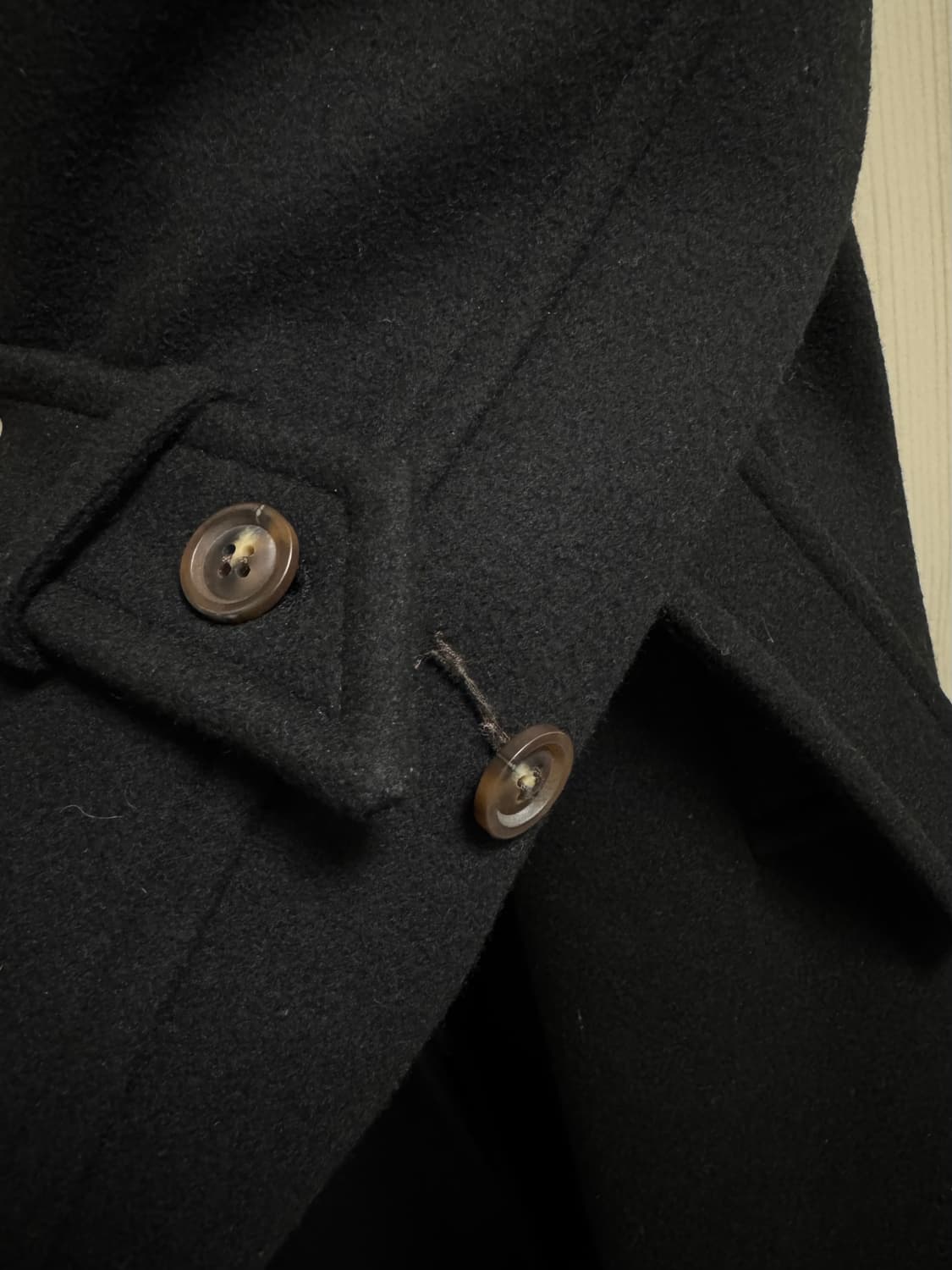 아바몰리 캐시미어 울 싱글 코트 상품이미지5