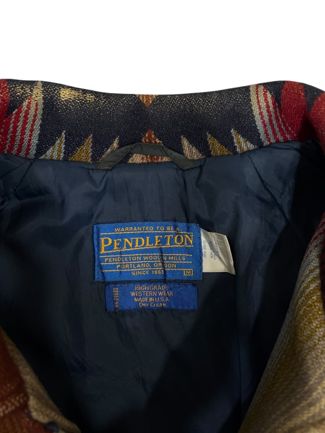 8-90's 펜들턴 네이티브 아메리칸 나바호 자켓 상품이미지7