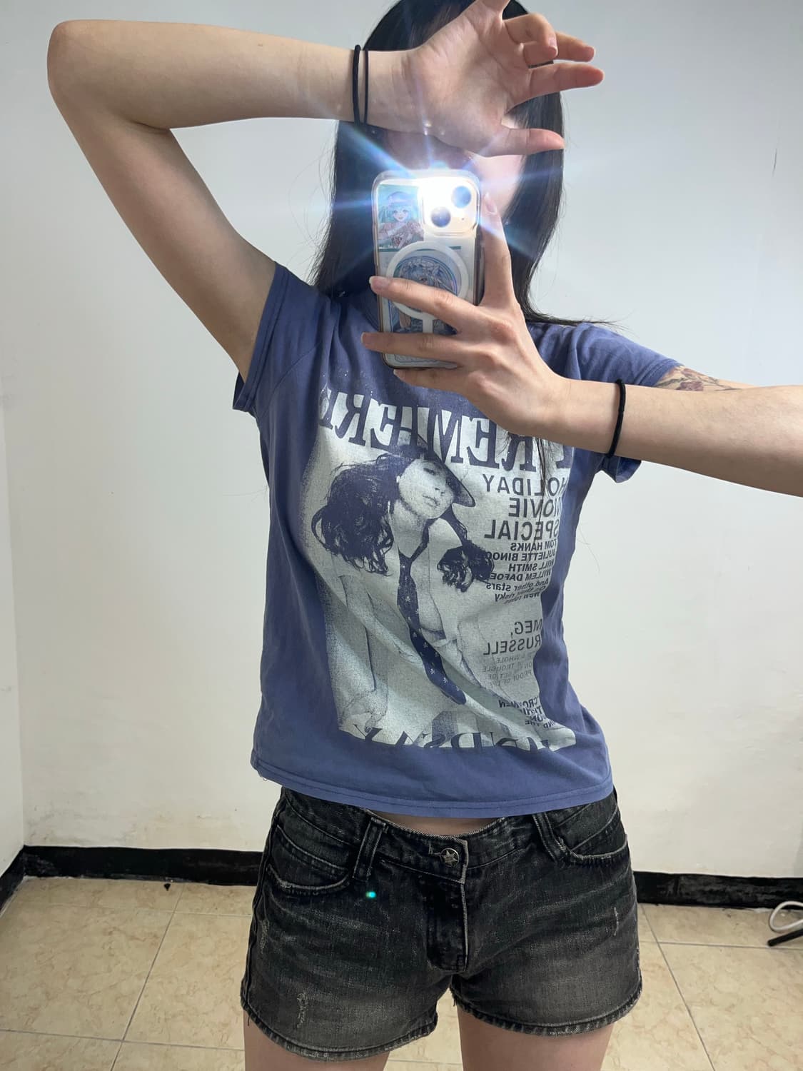 00‘s Y2K 프린팅 반팔티셔츠 상품이미지3