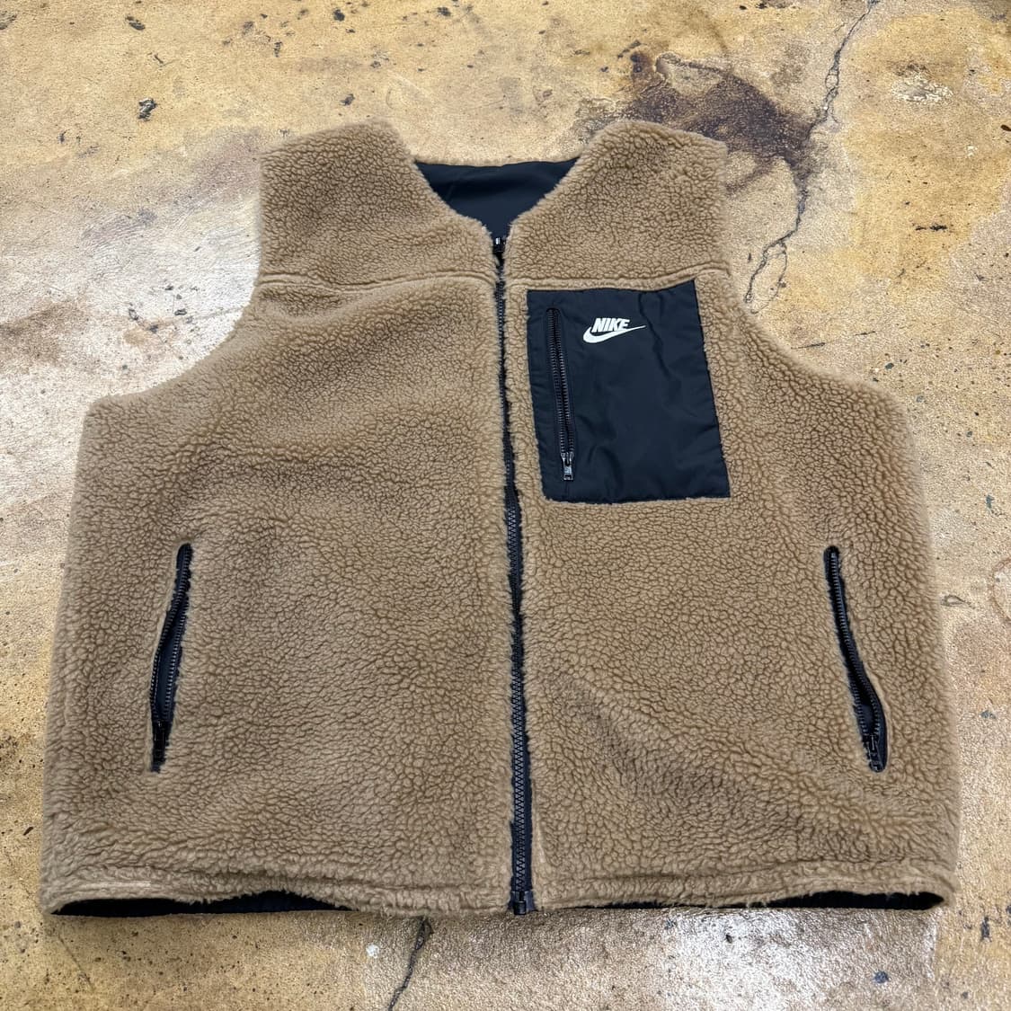 [정품/xl,105] 나이키 리버서블 플리스 베스트 b17 상품이미지2
