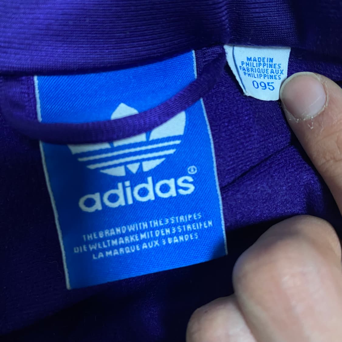 아디다스 파이어버드 트랙탑 져지 퍼플 95 상품이미지4