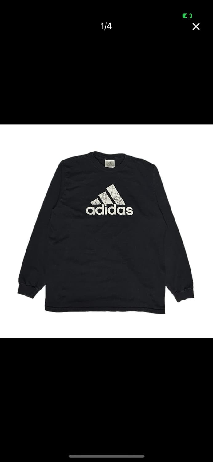 [XL] 아디다스 블랙 롱슬리브 상품이미지1