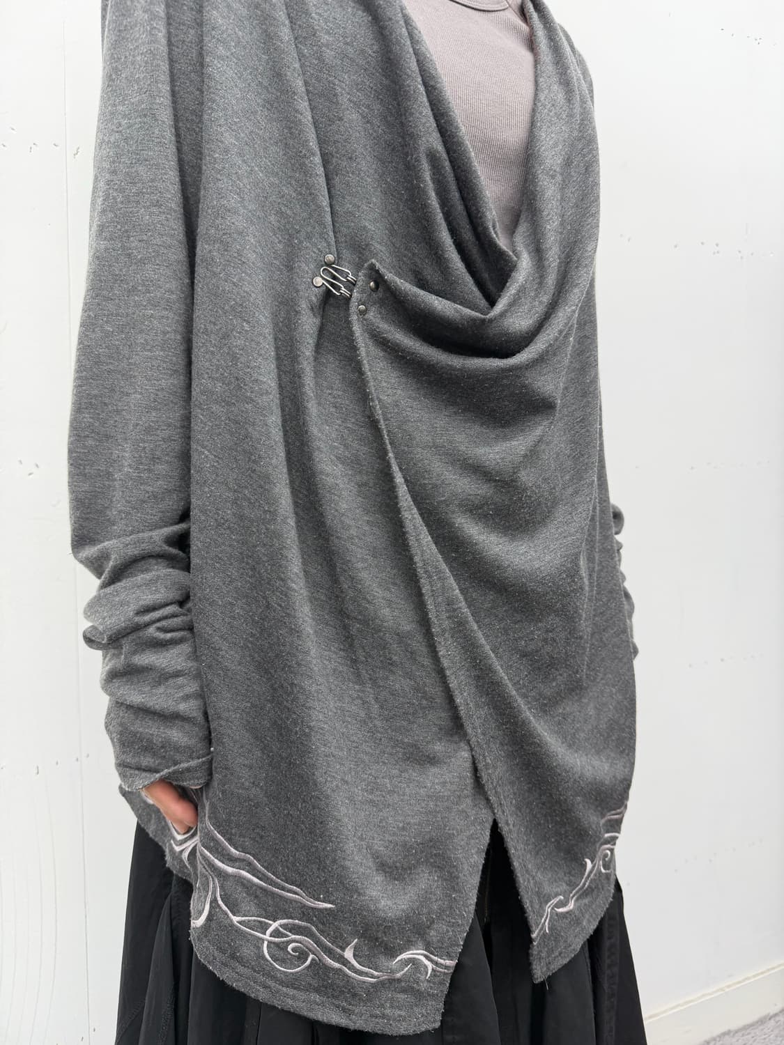 Tornado Mart drape cardigan 상품이미지3