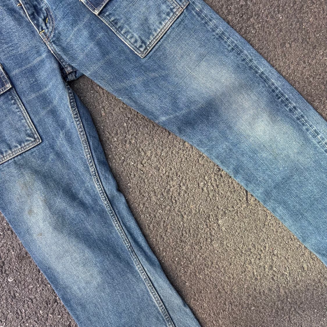 일본 웨어하우스 부쉬 셀비지 데님 팬츠 상품이미지8