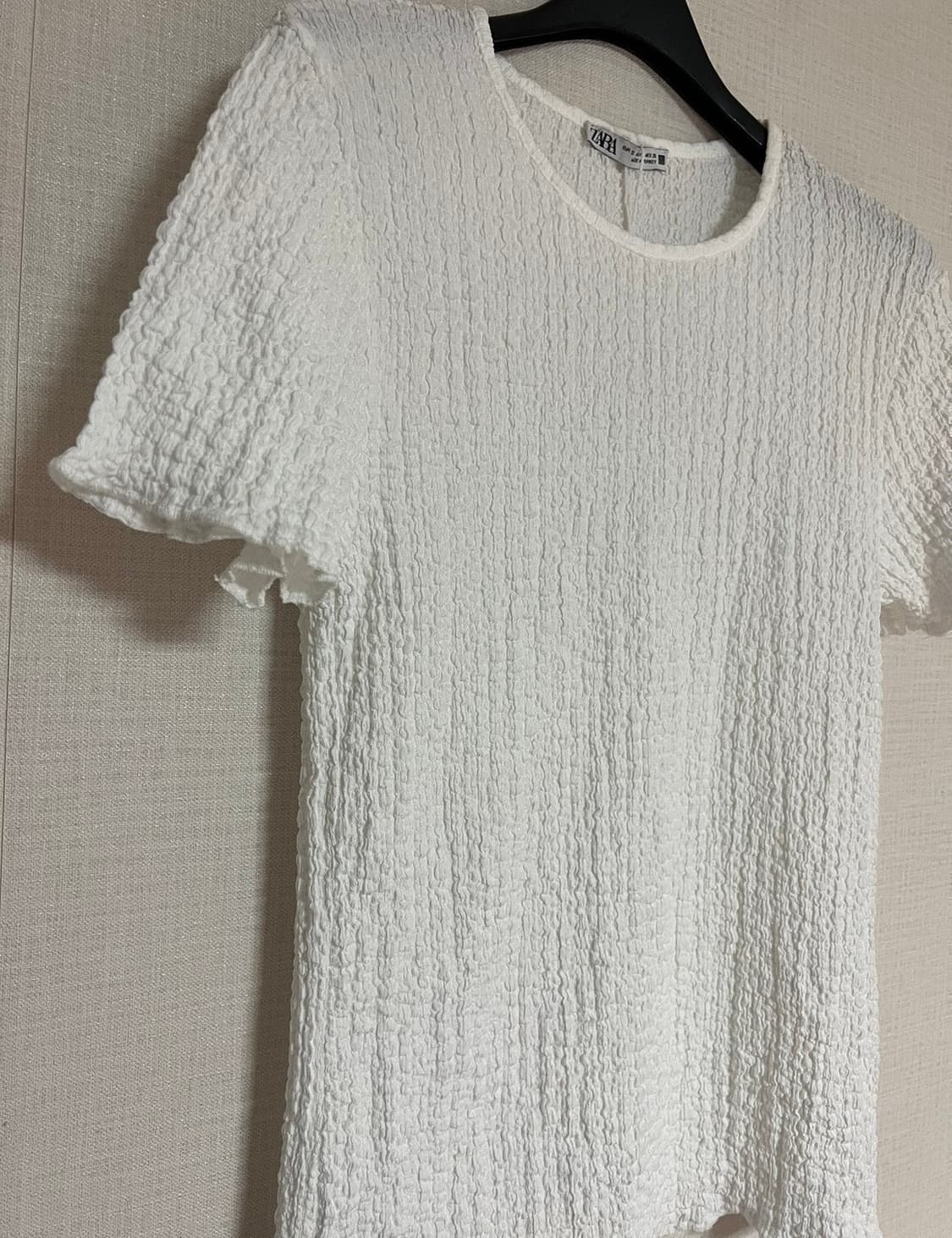 ZARA 자라 링클 티셔츠, 자라 반팔 티셔츠 상품이미지9