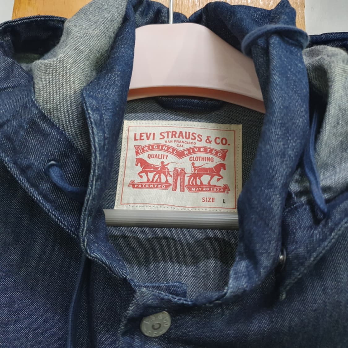 리바이스 데님 후드 청자켓(100) 상품이미지9