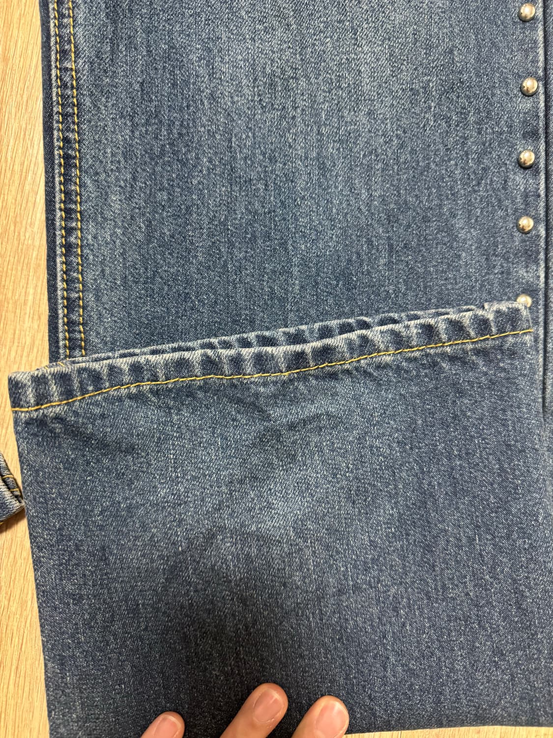 L) 엑스트라오디너리 스터드 데님 인디고 상품이미지6