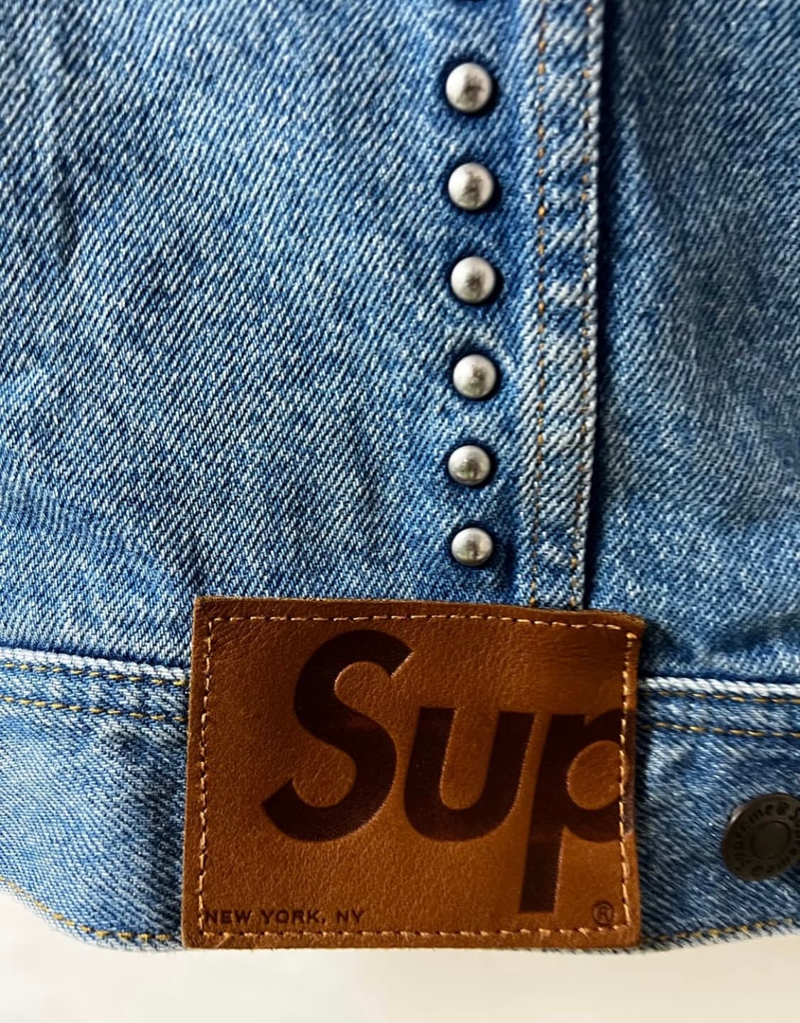 슈프림 스터드 데님 M 상품이미지3