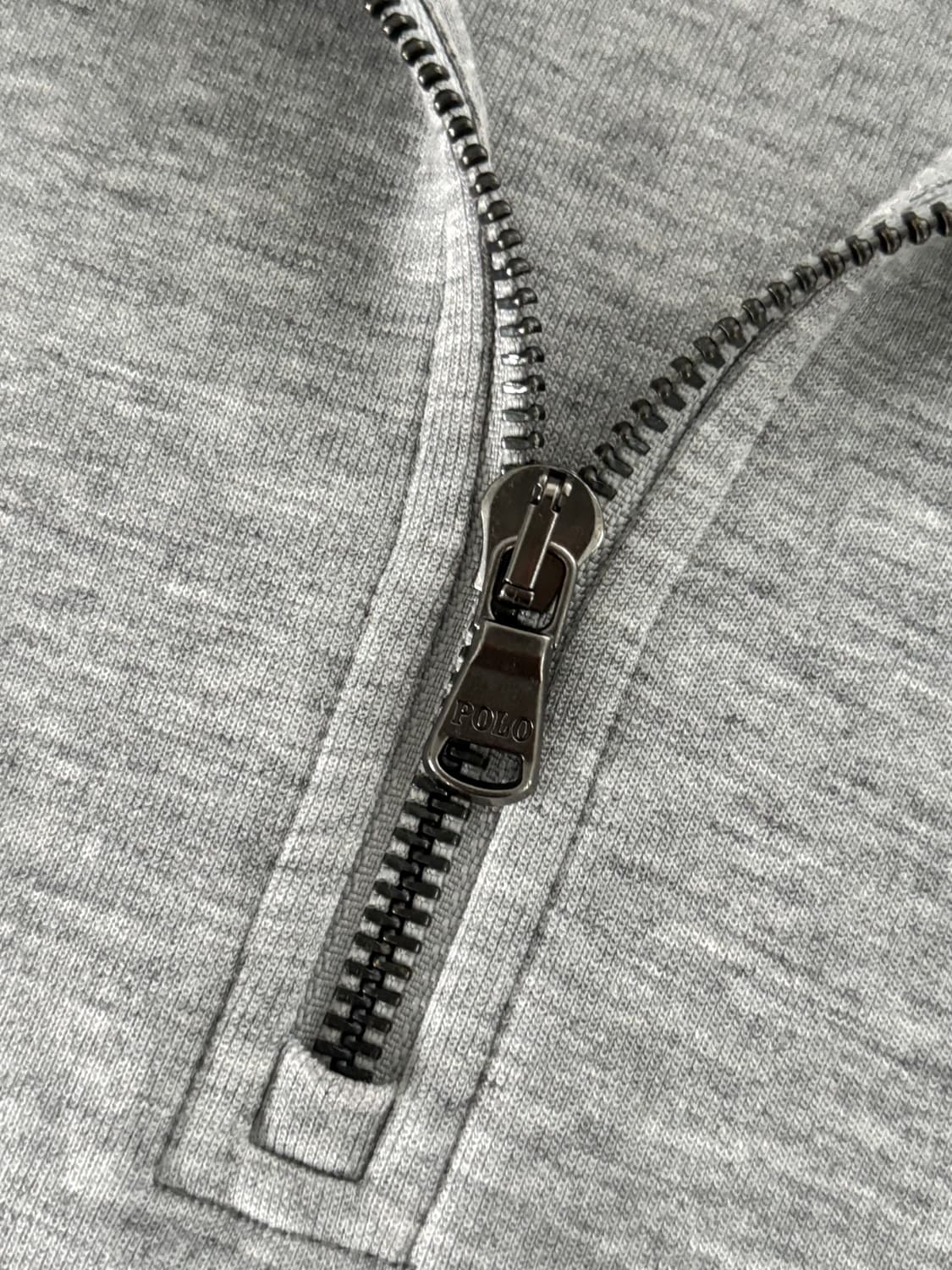 Polo 폴로 랄프로렌 신형 그레이 반집업 맨투맨 상품이미지5