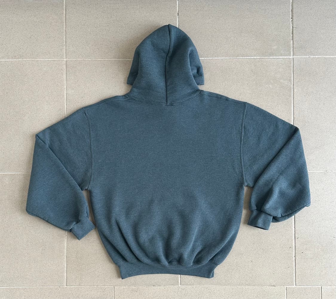 90s 빈티지 러셀 후드 블루그레이 M 상품이미지2