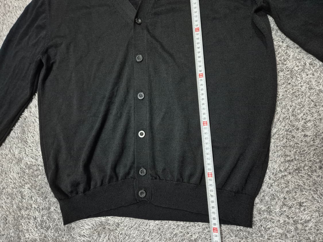 라코스테 남성 브이넥 가디건 블랙 105 상품이미지9