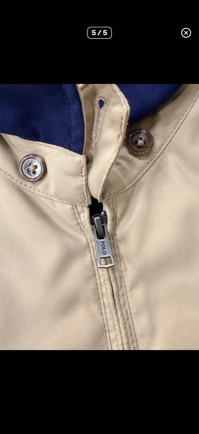 폴로 랄프로렌 베이지색 자켓 s사이즈 바이스윙 바라쿠다 해링턴 상품이미지2