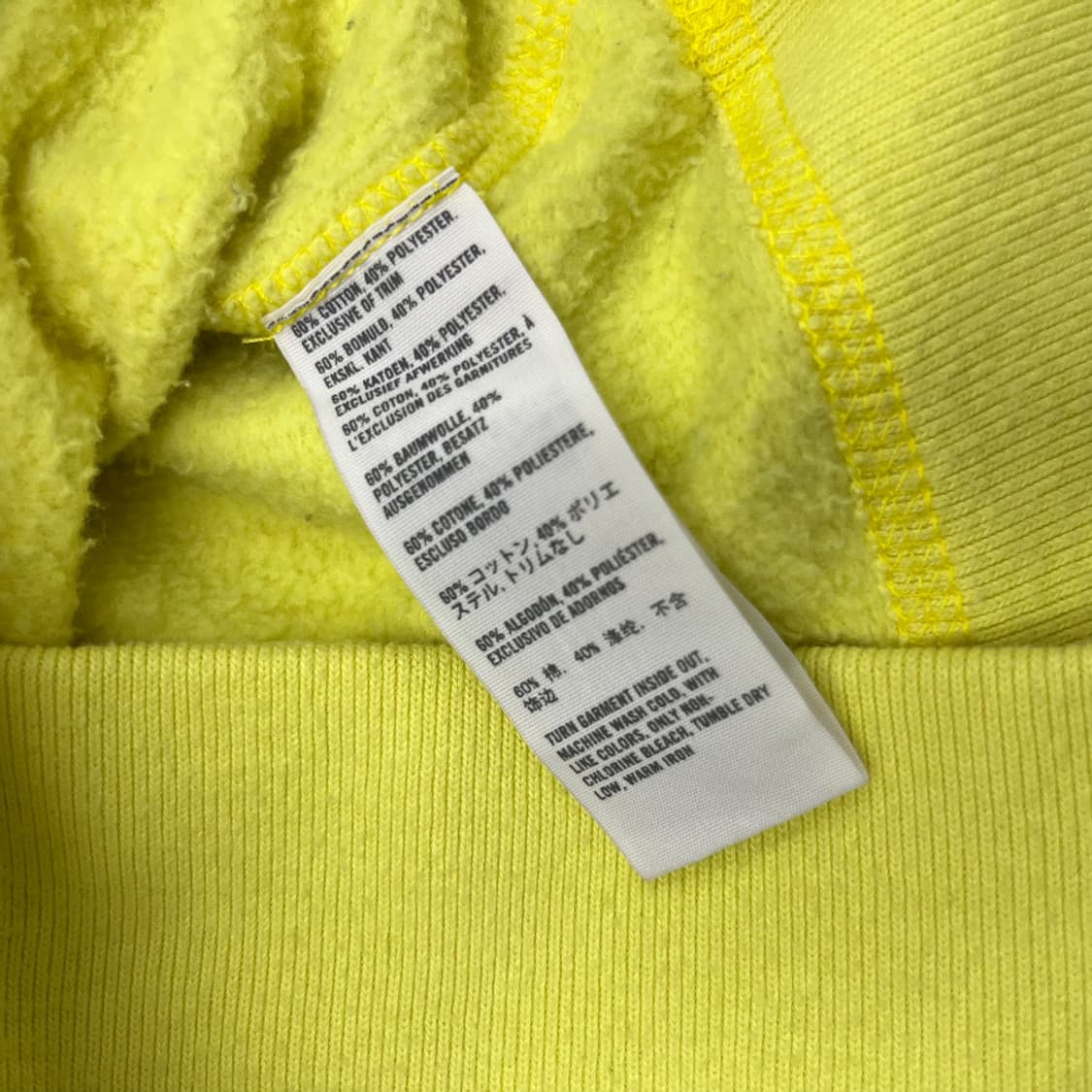 홀리스터 센터로고 레몬 후드 M 상품이미지6