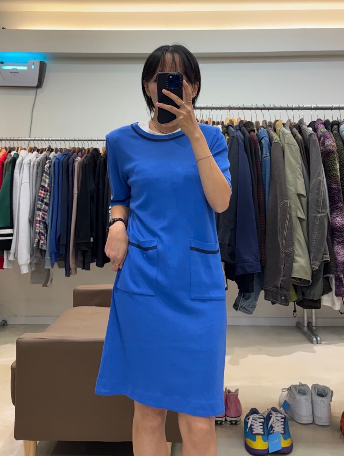 입생로랑 듀얼 포켓 원피스 상품이미지8