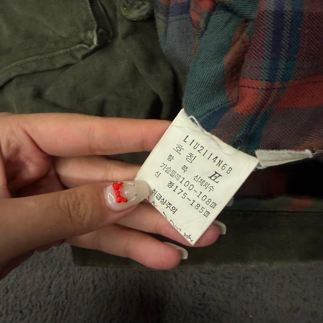 [ 정품/EL ] Lee 리 쌍방울 빈티지 야상 워크 자켓 상품이미지6