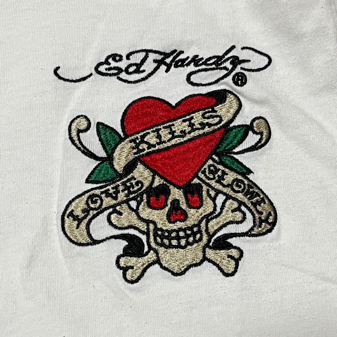 에드 하디 로고 자수 티셔츠 상품이미지3