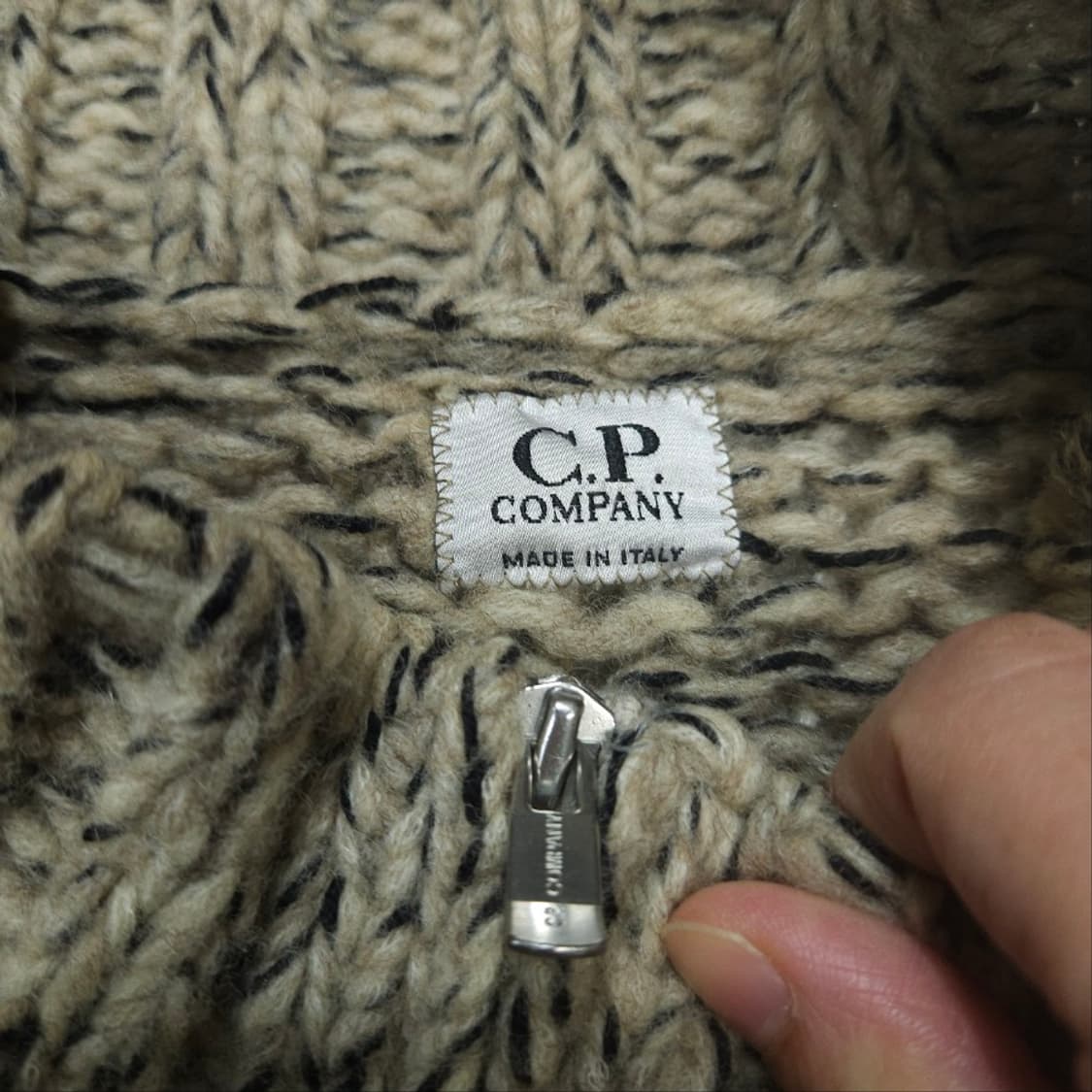 00s CP컴퍼니 니트 집업 자켓 100 상품이미지4