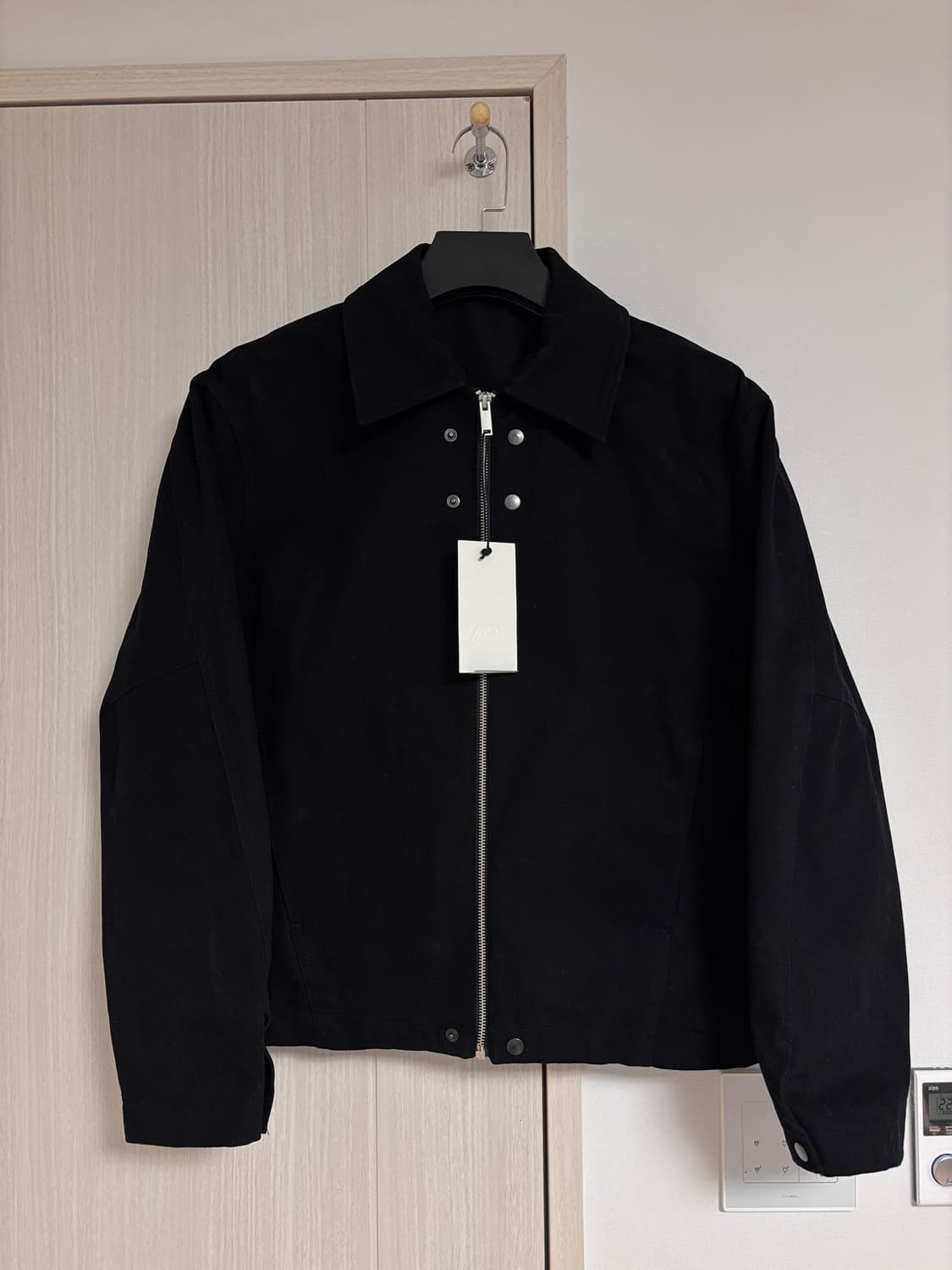 새상품) M 자라 버튼 포인트 블랙 재킷 상품이미지3