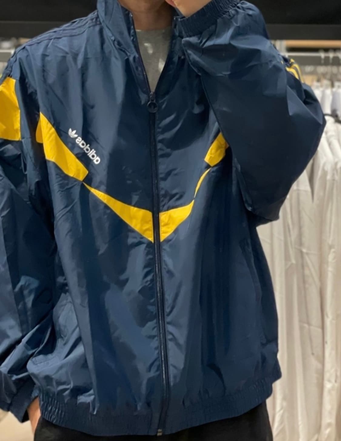 아디다스 립스탑 트랙탑 바람막이 윈드브레이커 상품이미지1