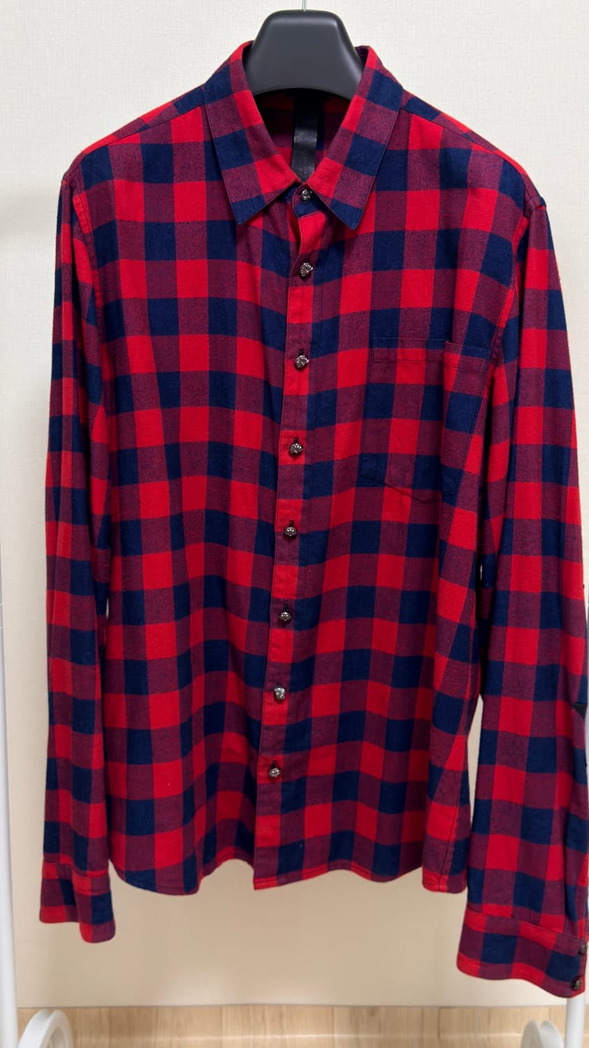 떨이)크롬하츠 레더패치4p 셔츠 XL 상품이미지4