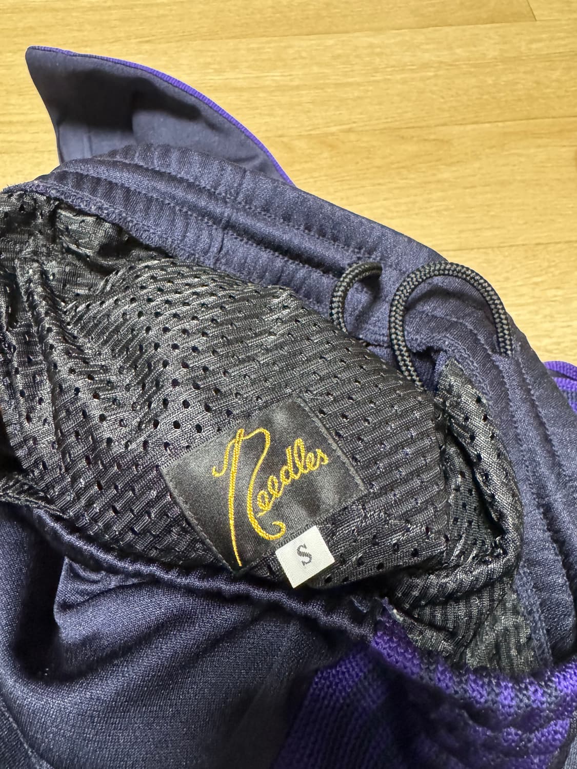 니들스 트랙팬츠 네이비x퍼플 S size 상품이미지3