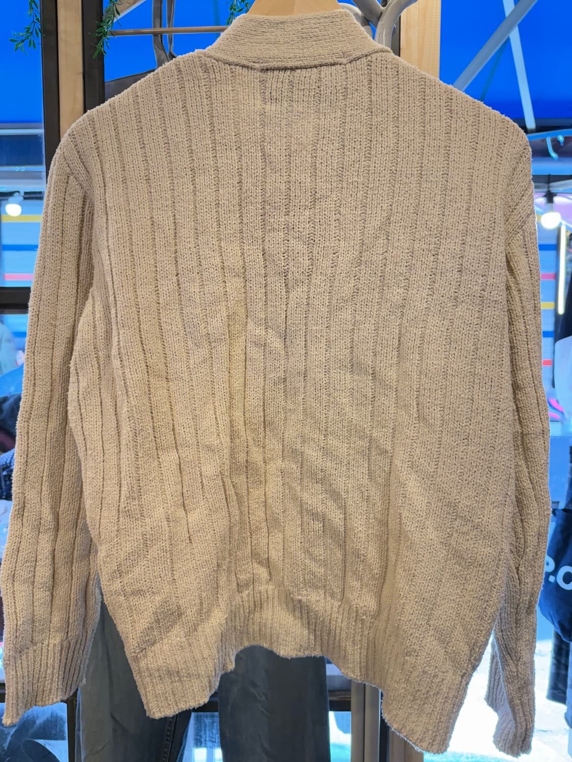 세터 아이보리 니트 가디건 상품이미지4