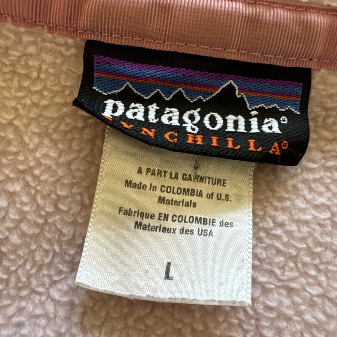 90s 파타고니아 신칠라 스냅-티 플리스 풀오버 핑크 상품이미지4