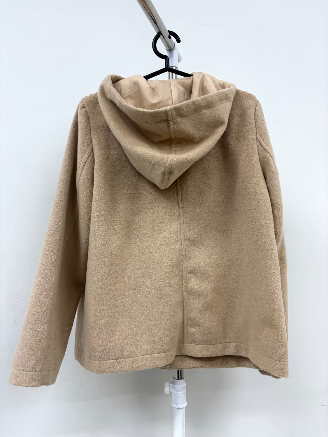 빈티지 베이지 하프 더플 코트 상품이미지7