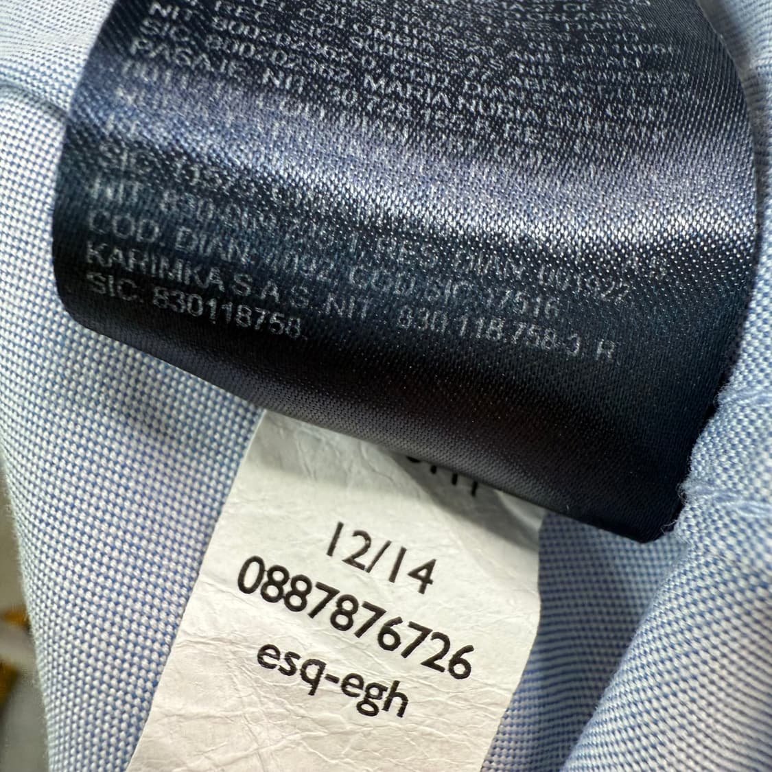 [M] 타미힐피거 블루 반팔셔츠 상품이미지7