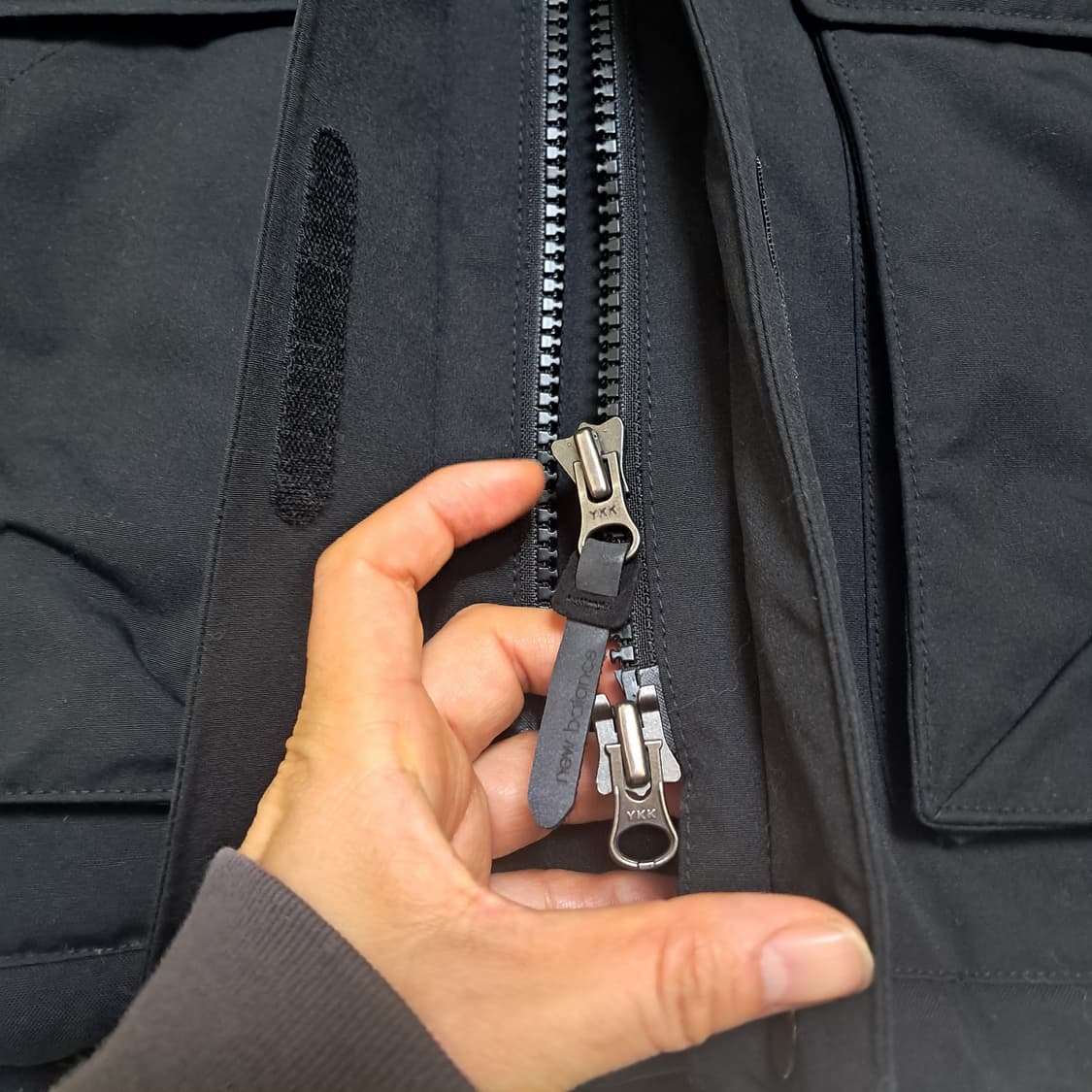 뉴발란스 패트롤 패딩 구스다운 90(M)약55~66 상태상급 상품이미지4