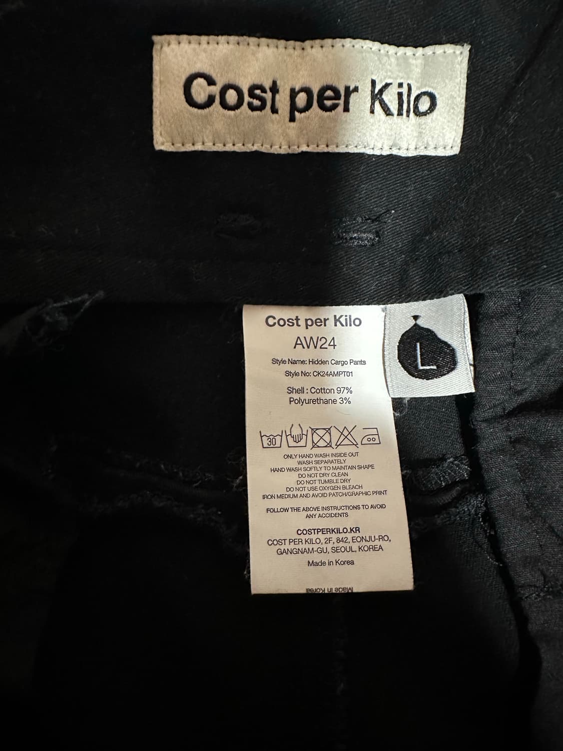 [L] 코스트퍼킬로 히든 카고팬츠 상품이미지3