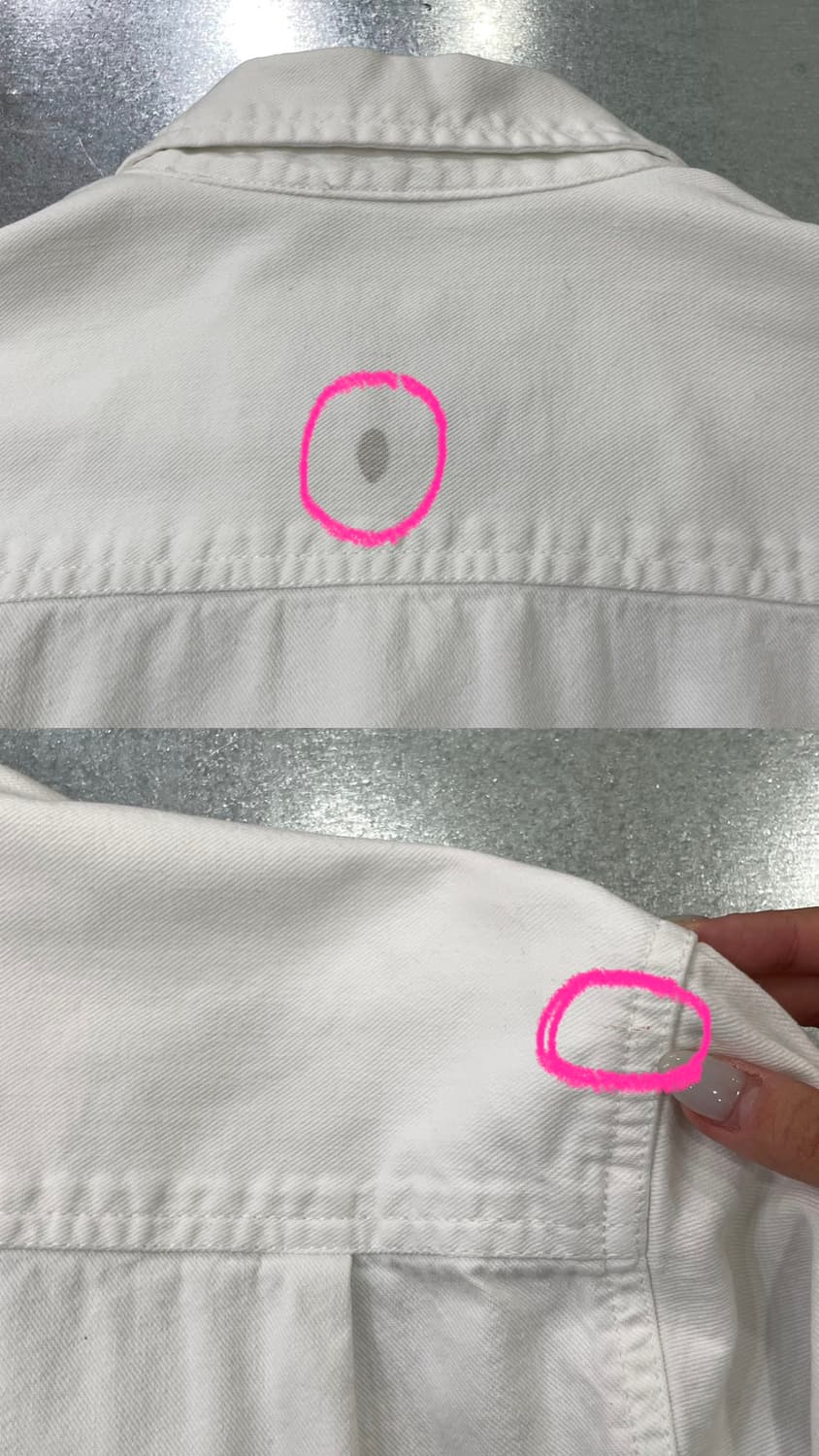 (M) 90s Levi's 리바이스 화이트 셔츠 상품이미지8