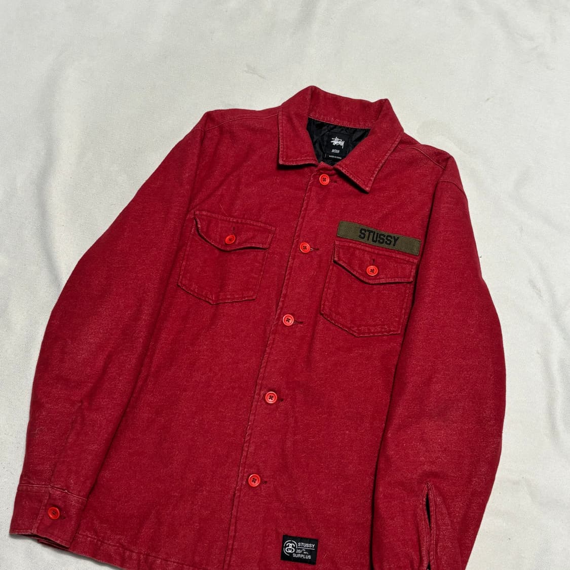 M 스투시 20주년 서플러스 인슐레이티드 셔츠 자켓 상품이미지1