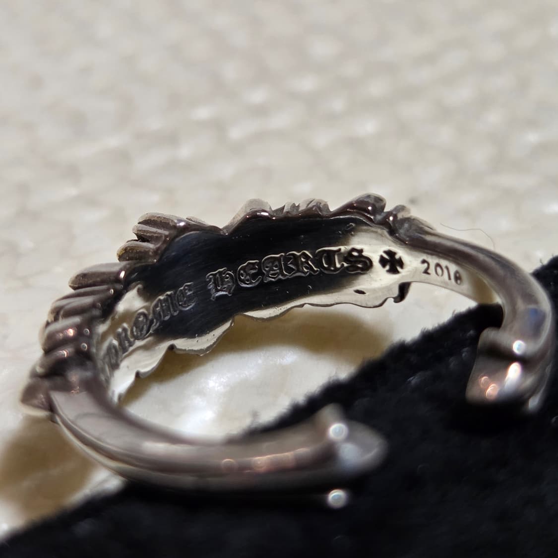 크롬하츠 베이비 더블 플로랄 링 US5.5 상품이미지7